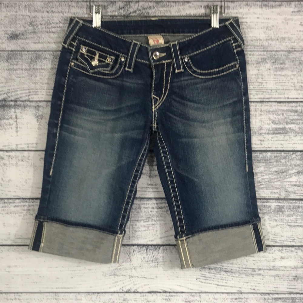 TRUE RELIGION Jean Shorts-Size 27
